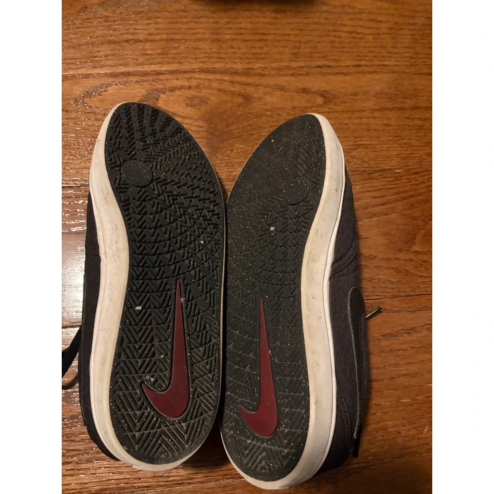 Nike SB Check Solarsoft Skate Shoes Black Canvas 843896-007 Size 9.5 Mens - Picture 5 of 8